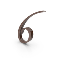 6 Brown Number PNG & PSD Images