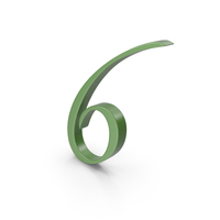6 Green Number PNG & PSD Images