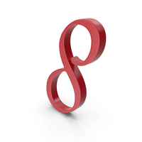 8 Red Number PNG & PSD Images