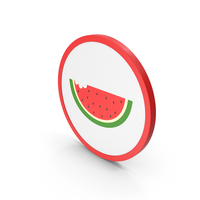 Icon Slice Watermelon PNG & PSD Images