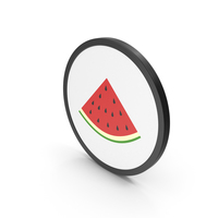 Icon Slice Watermelon PNG & PSD Images
