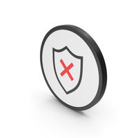 Icon Declined Antivirus Red PNG & PSD Images