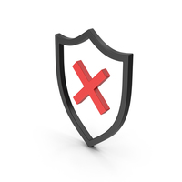 Symbol Declined Antivirus Red PNG & PSD Images