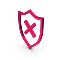 Symbol Declined Antivirus Metallic PNG & PSD Images