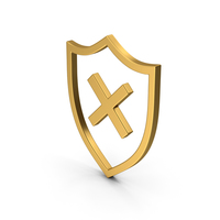 Symbol Declined Antivirus Gold PNG & PSD Images