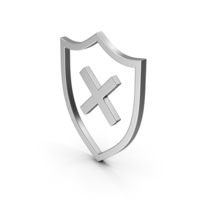 Symbol Declined Antivirus Silver PNG & PSD Images