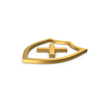 Gold Symbol Declined Antivirus PNG & PSD Images