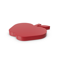 Apple Symbol Red PNG & PSD Images