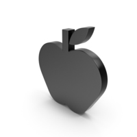 Apple Black Symbol PNG & PSD Images