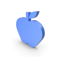 Apple Blue Symbol PNG & PSD Images