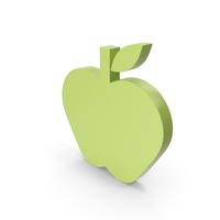 Apple Light Green Symbol PNG & PSD Images