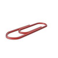 Paper Clip Red PNG & PSD Images
