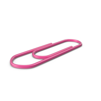 Paper Clip Pink PNG & PSD Images