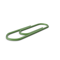 Paper Clip Green PNG & PSD Images