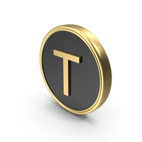 Trademark T Coin Symbol Logo Icon PNG & PSD Images