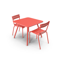 Fermob Kids Luxembourg Furniture Set PNG & PSD Images