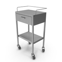 Stainless Steel Utility Table PNG & PSD Images