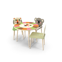 Vilac Kids Furniture Chair Table PNG & PSD Images