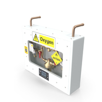3D Oxygen System Closed PNG & PSD Images