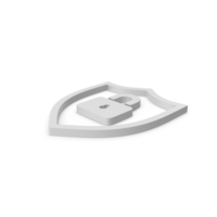 Shield Lock Symbol PNG & PSD Images
