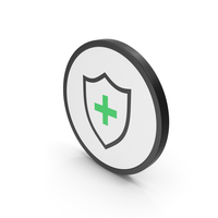 Icon Medical Shield Green PNG & PSD Images