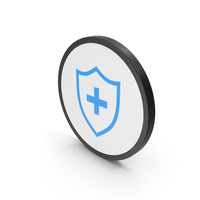Icon Medical Shield Blue PNG & PSD Images