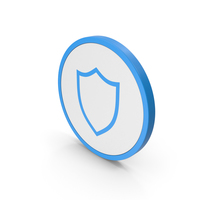Blue Icon Shield PNG & PSD Images