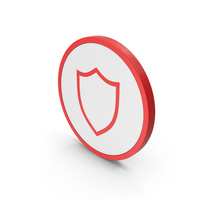 Red Icon Shield PNG & PSD Images
