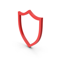 Symbol Shield Red PNG & PSD Images