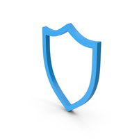 Symbol Shield Blue PNG & PSD Images