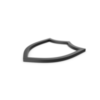 Symbol Shield Black PNG & PSD Images