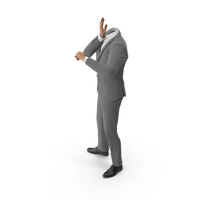 Worried Suit Grey PNG & PSD Images