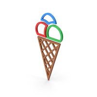 Symbol Ice Cream Colored PNG & PSD Images