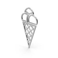Symbol Ice Cream Silver PNG & PSD Images