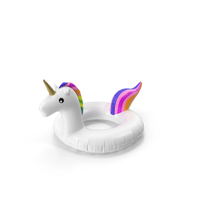 Float Ring Unicorn 01 PNG & PSD Images