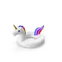 Float Ring Unicorn PNG & PSD Images