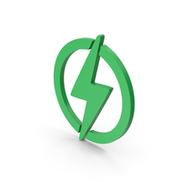 Symbol Electricity Green PNG & PSD Images