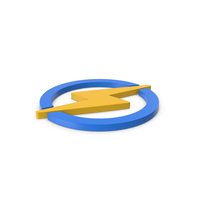 Yellow Symbol Electricity PNG & PSD Images