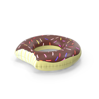 Pool Toy Doughnut 03 PNG & PSD Images