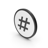 Hastag Icon PNG & PSD Images