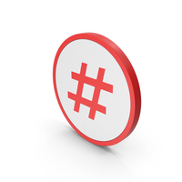 Hashtag Icon PNG & PSD Images