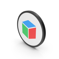 Icon Cube Colored PNG & PSD Images