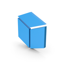 Symbol Cube Blue PNG & PSD Images