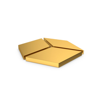 Gold Symbol Cube PNG & PSD Images