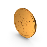 Cardano ADA Gold Coin PNG & PSD Images