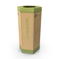 Cardboard Recycling Bin PNG & PSD Images