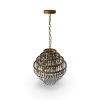 Alaine Crystal Medium Pendant PNG & PSD Images