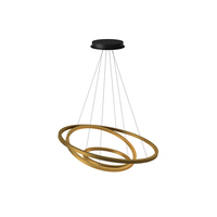 Capella BlackGold 3 Ring Chandelier PNG & PSD Images