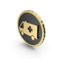 Logo Ambulance Gold PNG & PSD Images