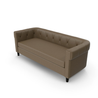 Chester Tufted Leather Sofa West Elm PNG & PSD Images